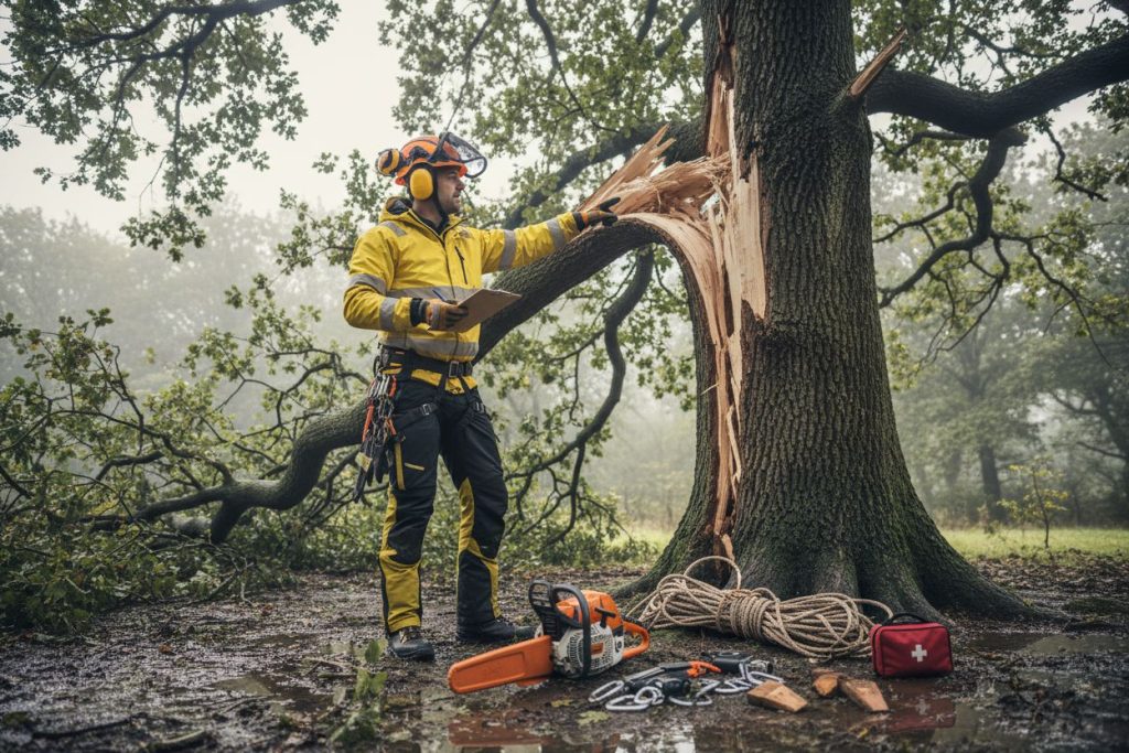 Comment réagir face à un arbre dangereux en urgence ?