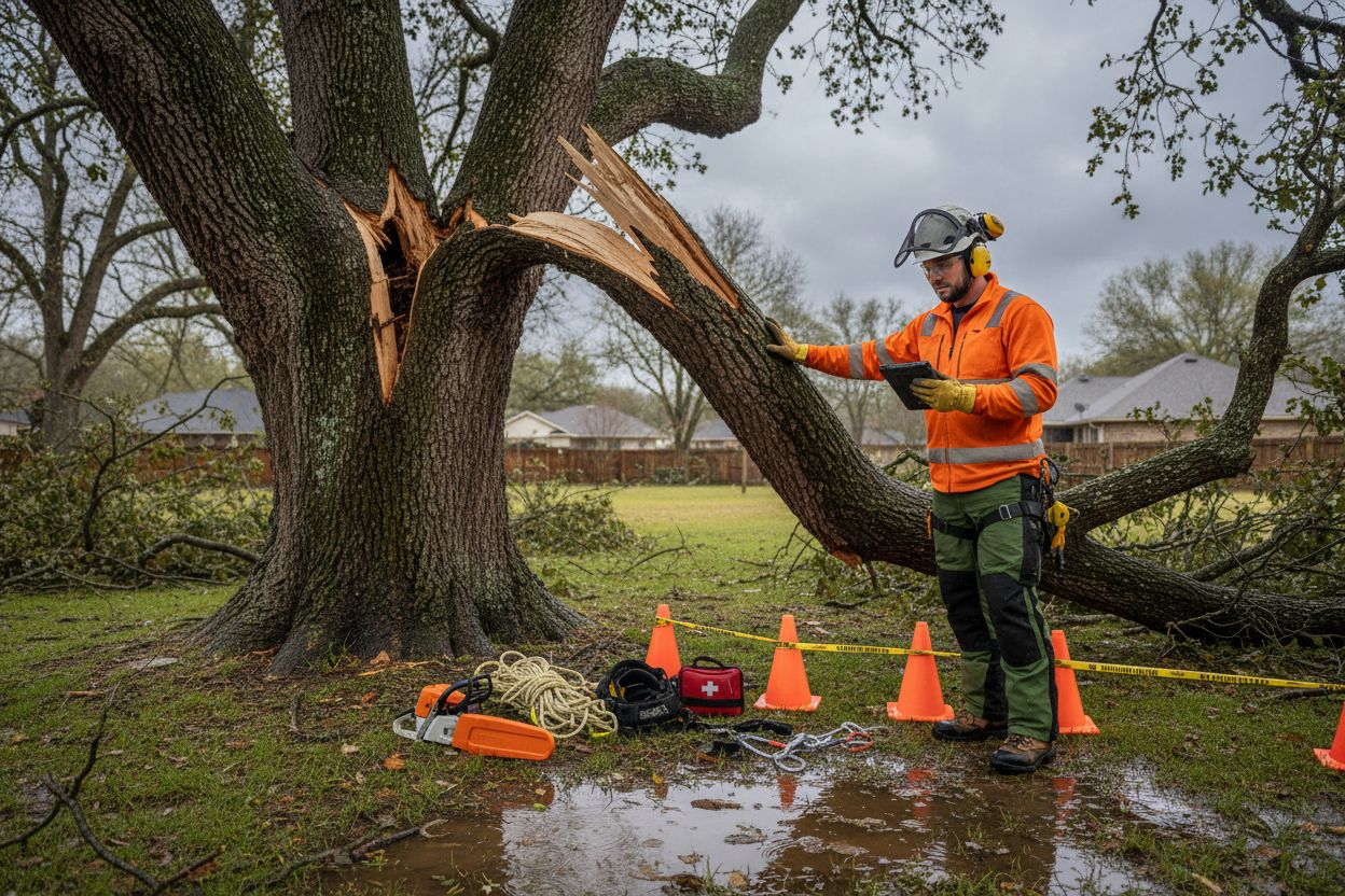 Comment réagir face à un arbre dangereux en urgence ?