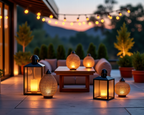 Lanterne terrasse : le guide complet pour illuminer vos soirées en extérieur