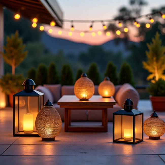 Lanterne terrasse : le guide complet pour illuminer vos soirées en extérieur